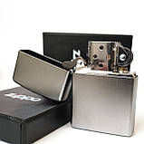 Запальничка Zippo 205 Reg Satin Chrome, фото 7