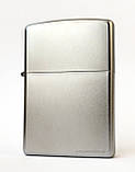 Запальничка Zippo 205 Reg Satin Chrome, фото 3