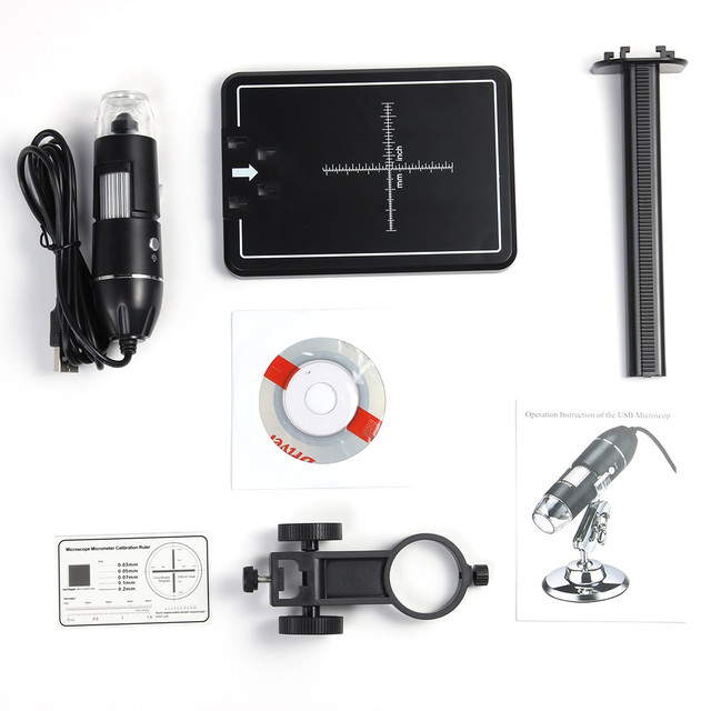 USB мікроскоп цифровий 1000Х на штативі