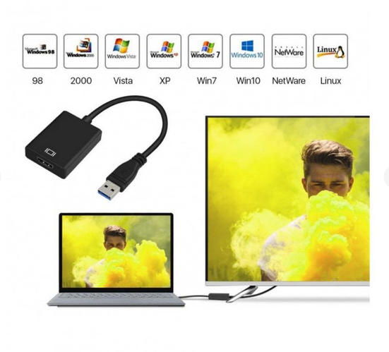Купить Переходник для комп. USB на HDMI адаптер для подкл. HDMI to USB ...