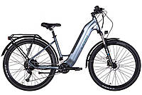 Електровелосипед 27.5" Leon GAVANA 500 Вт 48 В дисплей, САП, 12.8 А·год вбудована батарея, 2022 (темно-сірий (м))