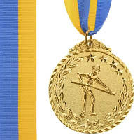 Медаль спортивная с лентой SP-Sport Бильярд C-7017 золото, серебро, бронза Код C-7017