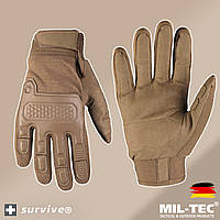 Перчатки штурмовые тактические MIL-TEC Койот Warrior Gloves Германия S,M