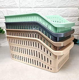 Контейнер Органайзер для холодильника 26х29х8,5 см Ящик Кошик для зберігання овочів і фруктів