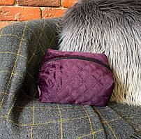 Оксамитова косметичка Allure Beauty Фіолетова