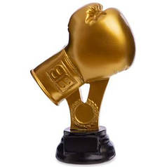 Статуетка (фігурка) нагородна спортивна Бокс Боксерська рукавичка C-1258-C5 (р-р 21х14х8 см) Код C-1258-C5