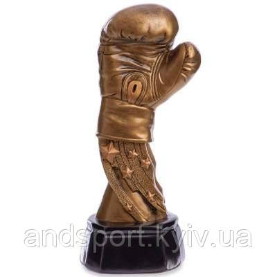 Статуетка (фігурка) нагородна спортивна Бокс Боксерська рукавичка C-1757-A (р-р 23х9х9 см) Код C-1757-A, фото 2