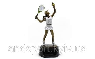 Статуетка (фігурка) нагородна спортивна Великий теніс жіночий C-2688-B11 (р-р 23х10х9 см) Код C-2688-B11