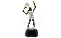 Статуэтка (фигурка) наградная спортивная Большой теннис женский C-2688-B11 (р-р 23х10х9 см) Код C-2688-B11