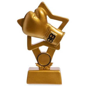 Статуетка (фігурка) нагородна спортивна Бокс Боксерська рукавичка C-1512-B5 (р-р 18х11,5х5 см) Код C-1512-B5, фото 2