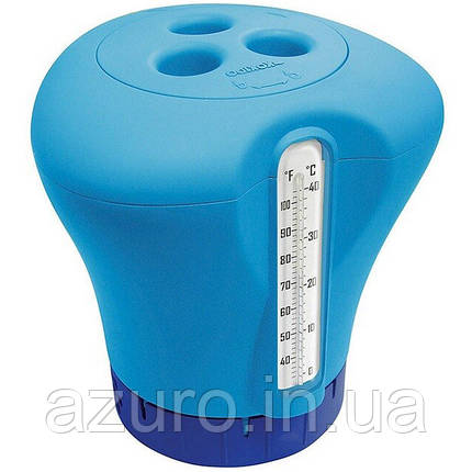 Дозатор Kokido K619BU (табл. 75 мм) синій з термометром, фото 1