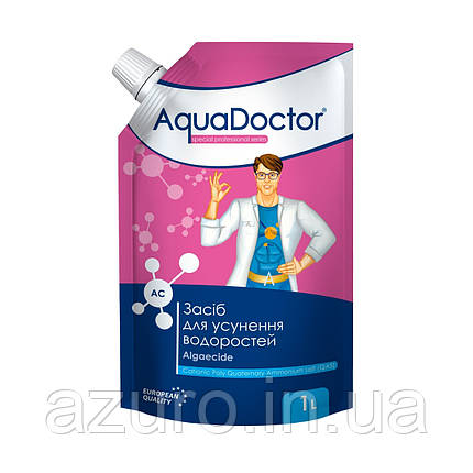 Альгіцид проти водоростей в басейні AquaDoctor AC 1 л (дой-пак), фото 1