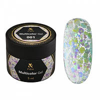 Гель-лак F.O.X Multicolor Gel 001, 5 мл