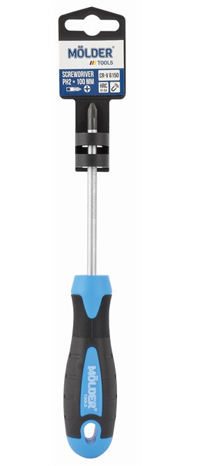 Викрутка хрестова Molder, PH0x100mm (12 шт./пач.)