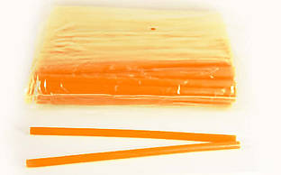 Клей для термопістолета 30см 0,7см кольоровий Помаранчевий