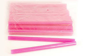 Клей для термопістолета 30см 1,1см кольоровий Малиновий