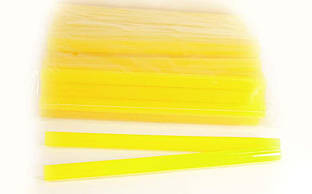 Клей для термопістолета 30см 1,1см кольоровий Жовтий