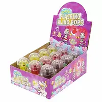 Crazy Candy Factory Flashing Bling Pops Полуниця