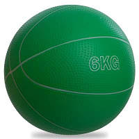 Мяч медицинский медбол Record Medicine Ball SC-8407-6 6кг (верх-резина, наполнитель-песок, d-20см,цвета в