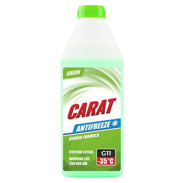ANTIFREEZE & COOLANT G11 GREEN, ТМ "CARAT", 900 г (9шт/уп)