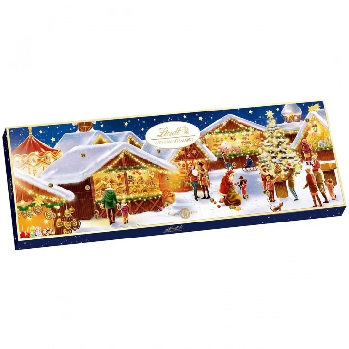 Адвент календар Lindt Weihnachtsmarkt 250g - фото 1 - id-p1780935395