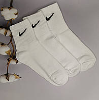 Носки спортивные Nike с широкой резинкой р.36-40 белый