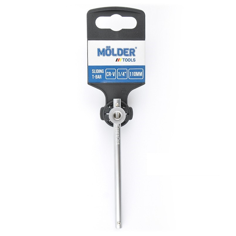 Вороток Т-подібний Molder, Cr-V, 1/4'' x 110мм (10шт/уп)