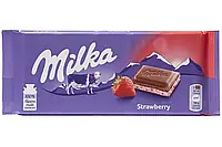 Шоколад Milka Strawberry полуниця