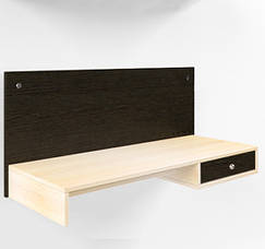 Навісний комп'ютерний стіл COMFY HOMETM  AirTable™ X1 Mini, венге, фото 2