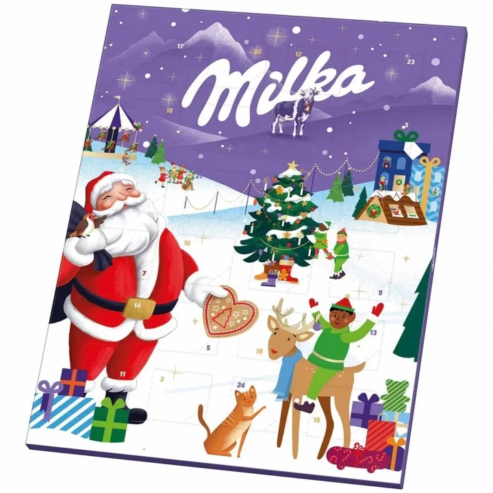 Адвент Календар Milka Advent Calendar 90g - фото 1 - id-p1780937615
