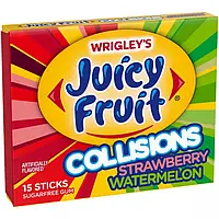 Жуйка Juicy Fruit Collisions Полуниця Кавун