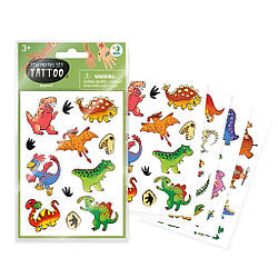 Набір дитячих тимчасових татуювань 301104 Dodo «Час динозаврів»