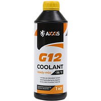 Антифриз YELLOW G12 Сoolant Ready-Mix -36°C (жовтий) 1кг AXXIS