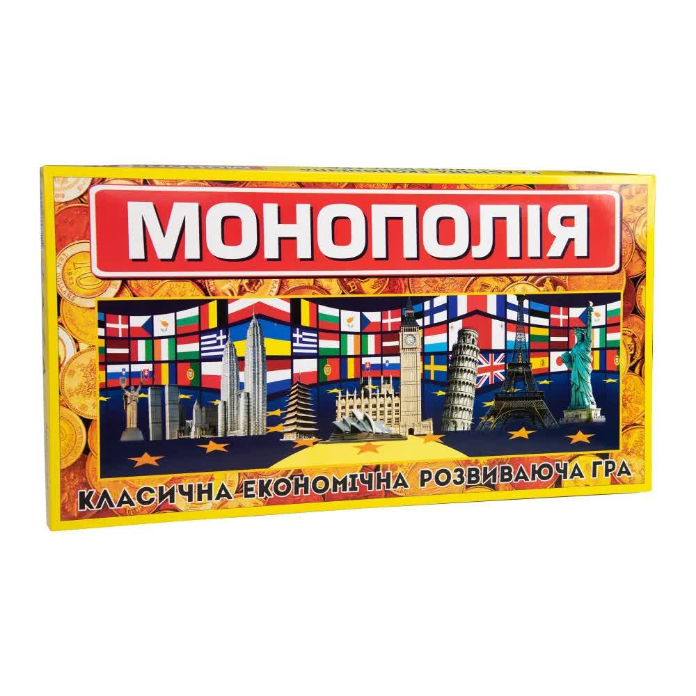 Гра настільна "Монополія" 693 розважальна економічна українською мовою, фото 1