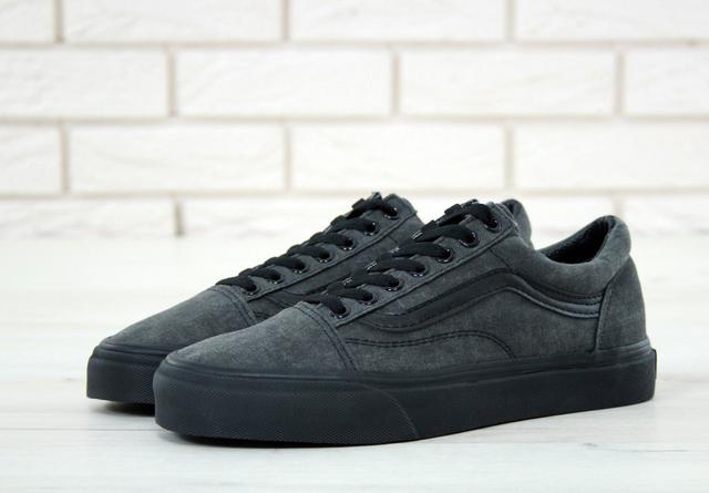 Vans Old School Black Grey Black