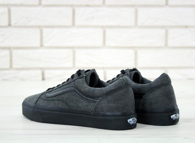 Vans Old School Black Grey Black