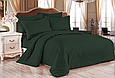Якісна двоспальна постільна білизна Страйп Сатин 180х215, гіпоалергенна постільна білизна 2-спальне, фото 7