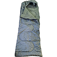 Спальний мішок для холодної погоди, оливково-зелений флісовий теплий спальник з підкладкою, Україна