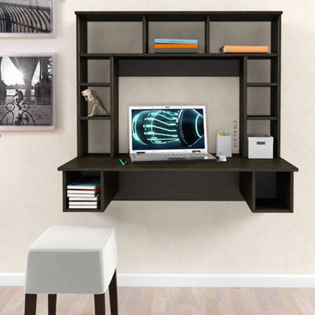 Навісний комп'ютерний стіл COMFY HOMETMAirTable-IV, венге, фото 1