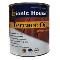 Масло для террасной доски TERRACE OIL Strong / Террас Оил Стронг уп.1 л разные цвета