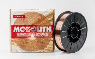 Дріт зварювальний з обмідненою поверхнею G4Si1 (Св-08Г2С) 0.8 мм: уп 5 кг, фото 1