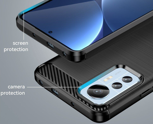 Защитный чехол-бампер для Xiaomi Mi 12 Lite Защитный чехол-бампер для Xiaomi Mi 12 Lite