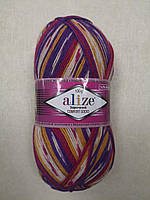 Пряжа Alize Superwash Comfort Socks цвет 7655, 1 моток 100г