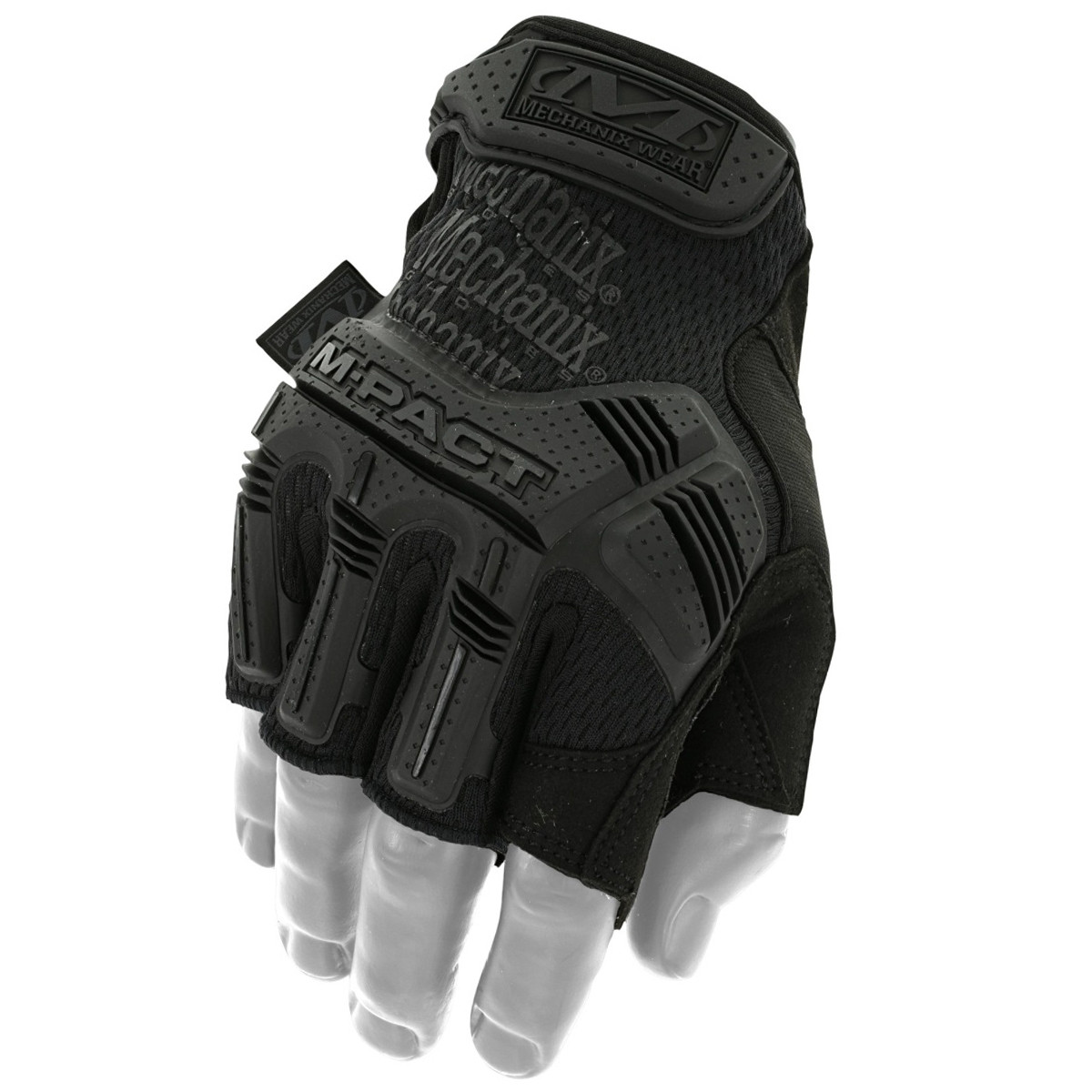 Рукавички тактичні без пальців Mechanix Wear M-Pact Covert Black MFL-55