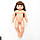 Лялька Реборн (Reborn) 55 см вініл-силіконова Соломія в наборі з соскою, пляшкою і іграшкою Можна купати, фото 9