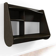 Навесной компьютерный стол COMFY HOME ™ AirTable Drop, венге, фото 4