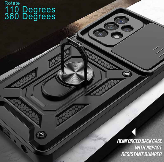 Ударостійкий чохол Camshield Serge Ring for Magnet для Samsung Galaxy A72 (SM-A725FZ) Ударостійкий чохол Camshield Serge Ring for Magnet для Samsung Galaxy A72 (SM-A725FZ)