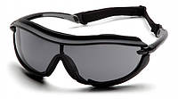 Тактические очки защитные с уплотнителем Pyramex XS3 Plus (Anti-Fog) (gray) серые