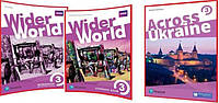 Wider World 3 Student's Book + Workbook + Across Ukraine (підручник + зошит + додаток з країнознавства)
