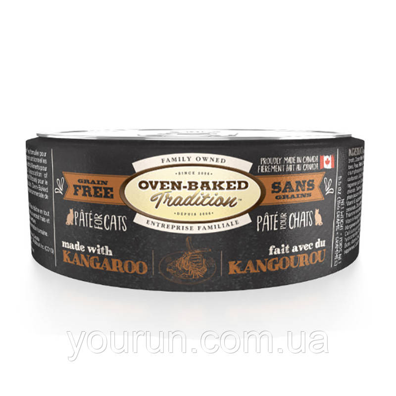 Oven-Baked (Овен Бекет) Tradition Kangaroo -вологий корм для кішок із свіжого м'яса кенгуру 156 гр